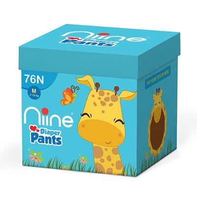 Niine Baby Diaper Pants (M) 76's - Diapers & Wipes