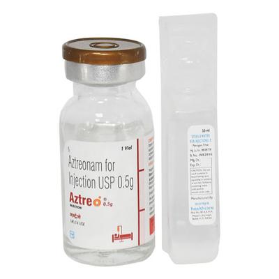 AZTREO 0.5gm Injection 1's - Bacterial Infections-OBL