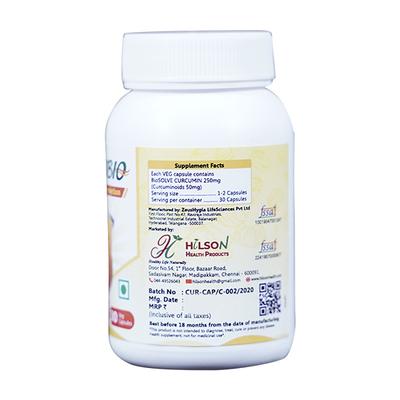 CURMINBIO VEG Capsule 30's - Supplements-Ent