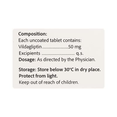 IBVILDA 50mg Tablet 15's - Diabetes-Ant