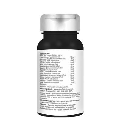 Mint Veda Minto-Boost Veg Capsule 60's - Herbal Dietary Supplement