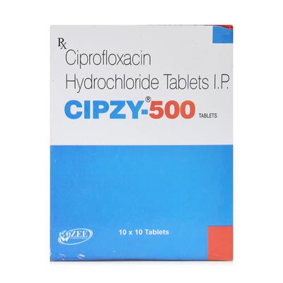 CIPZY 500mg Tablet 10's - Bacterial Infections-Qui