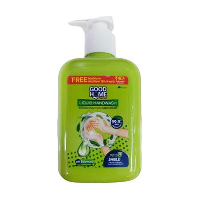 Good Home Liquid Handwash Pump - Neem 200 ml (Free Refill Pack 180 ml) - Hand Wash & Soaps