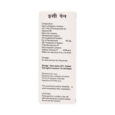 EC Pan Injection 1's - Ulcer/Reflux/Flatulence-Aaa