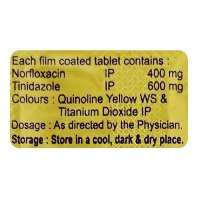 NOR TZ Tablet 6'S - Bacterial Infections-ABC