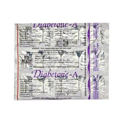 Diabetone A Capsule 15'S - Supplements-Vam