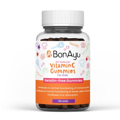 BonAyu Natural Vitamin C 500 mg Gummies Kids - Lime Flavour 50's - Vitamin C