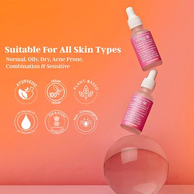 Natural Vibes Glow'd Up Face Serum 30 ml - Face Serum