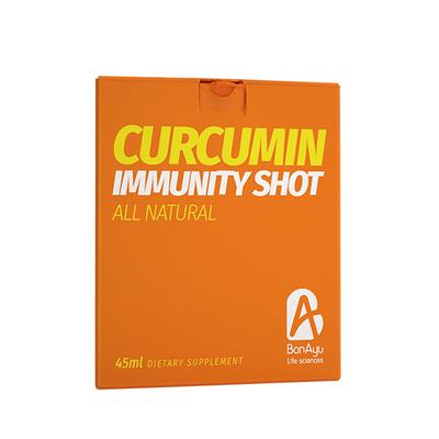 BonAyu Curcumin Immunity Shot - Pack of 6 x 45 ml - Vitamin C