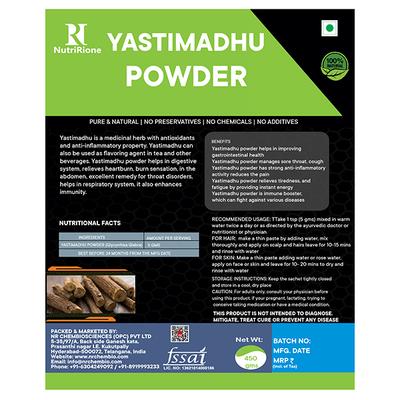 NutriRione Yastimadhu Powder 450 gm - Health Products