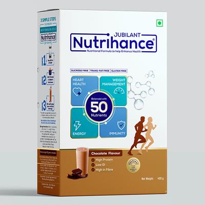 Jubilant Nutrihance Powder - Chocolate 400 gm - Daily Health Drinks