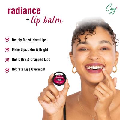 CGG Cosmetics Lip Balm SPF 15 - Strawberry 10 gm - Lip Balms