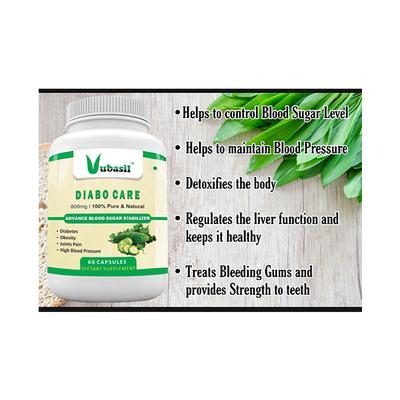 Vubasil Diabo Care 800 mg Capsule (Pack of 4 x 60's) - General Health