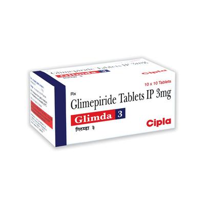 GLIMDA 3 Tablet 10's - Diabetes-Ant