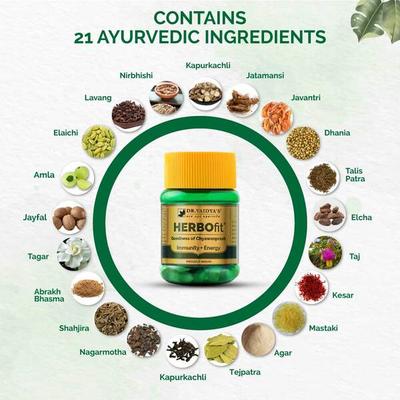 Dr.Vaidya's Herbofit Capsule 30's - Speciality Medicines