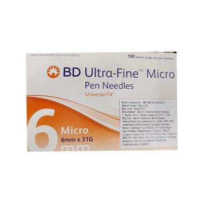 BD Ultra Fine Micro Pen Needle 100's - Syringes And Needles