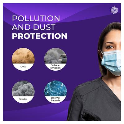 Boldfit 3 Ply Surgical Face Mask (Pack of 100) - Face Mask