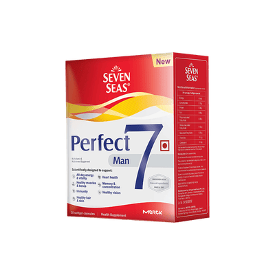Seven Seas Perfect 7 Man Capsule 30's - Calcium And Minerals