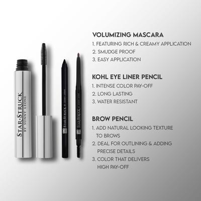 Star Struck by Sunny Leone Stellar Eyes Kit Brown 3's - Eyebrow Pencils & Enhancers
