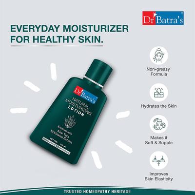 Dr Batra's Natural Moisturizing Lotion 100 ml + Deodorant 100 ml + Foot Care Cream 100 gm - Lotions & Creams