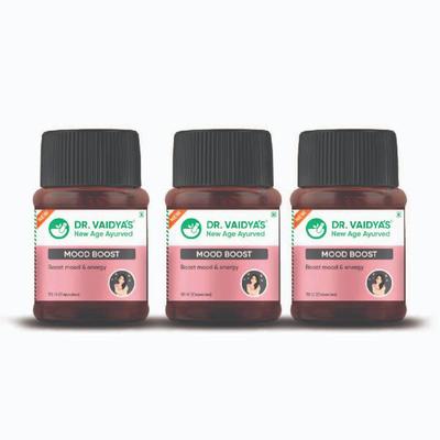 Dr. Vaidya's Mood Boost Capsule (Pack of 3 x 30's) - Sexual Healthcare