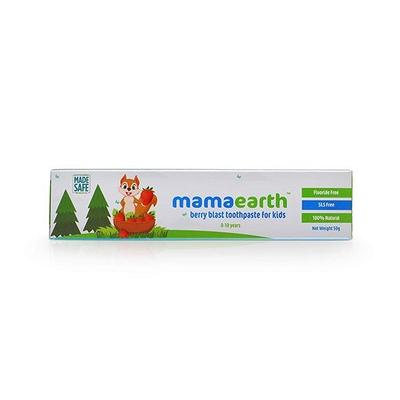 Mamaearth 100 Percent Natural Berry Kids Toothpaste 50 gm - Baby Oral Care