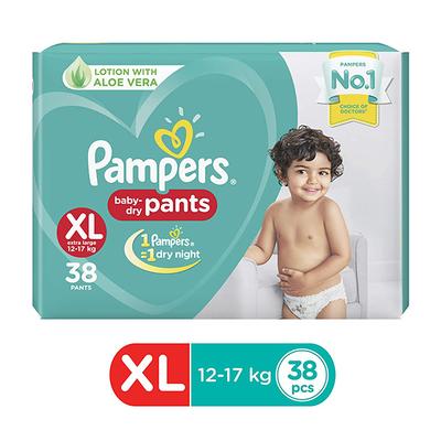 Pampers Baby-Dry Pants (XL) 38's - Diapers & Wipes