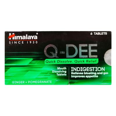 Himalaya Q Dee Indigestion Tablet - Ginger & Pomegranate 6's - Indigestion/Constipation