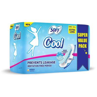 Sofy Cool Extra Long Pads (XL) 54's - Sanitary Napkins