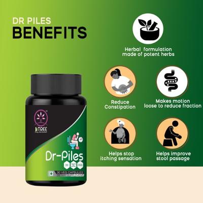 1 Tree Dr-Piles Veg Capsule (Pack of 2 x 30's) - Speciality Medicines