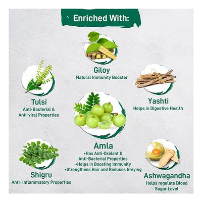 Zandu Amla + 5 Herbs Immunity Booster Health Juice 1 litre - Ayurvedic Juices