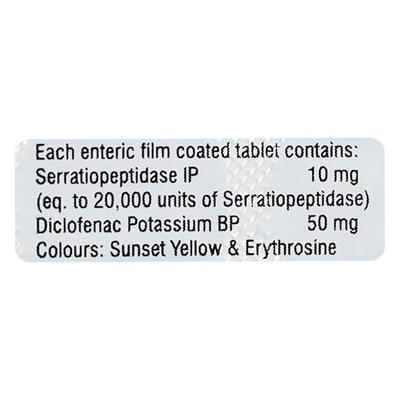 ZINASE D Tablet 10's - Pain relief-Nsa