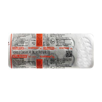 CALBISIX CHU Chewable Tablet 10's - Supplements-Cal