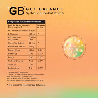 The Good Bug IBS Rescue 5Bn Sachet 15's - Digestive Health