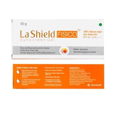 LA Shield Fisico Sunscreen Gel 50gm - Body Sunscreen