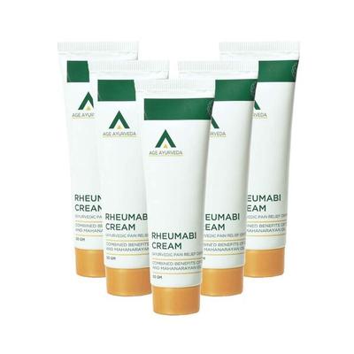 Age Ayurveda Rheumabi Pain Relief Cream (Pack of 5 x 50 gm) - Pain Relief (Ayush)