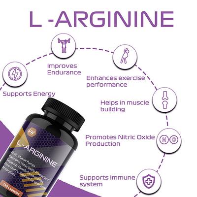 Vitaminhaat L-Arginine Capsule 120's - Amino Acids