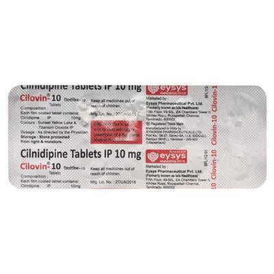 CILOVIN 10mg Tablet 10's - Hypertension-Cal