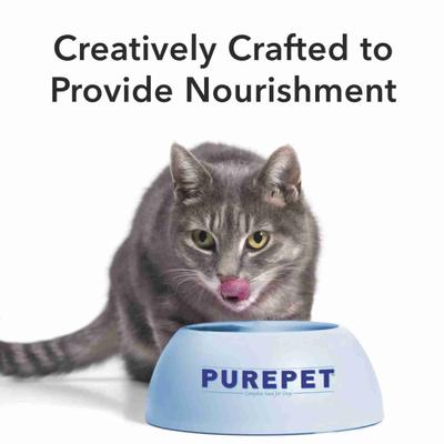 Purepet All Life Stages Wet Cat Food, Real Tuna and Chicken Liver in Gravy, 24 Pouches (24 x 70g) 1600 gm - Petfood