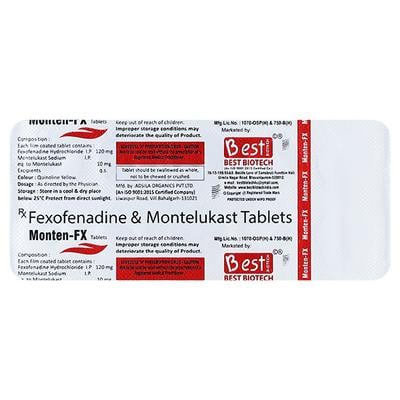 MONTEN FX Tablet 10's - Allergies-Ant