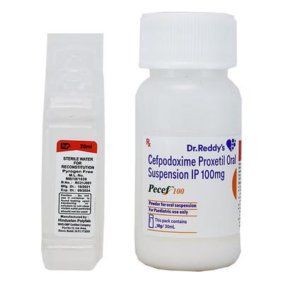 Pecef 100mg Suspension 30ml - Bacterial Infections-Cep