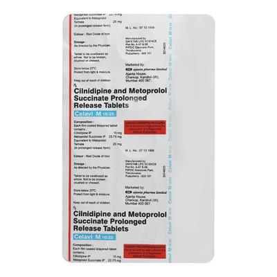 Celavi M Tablet 15'S - Hypertension-Bet