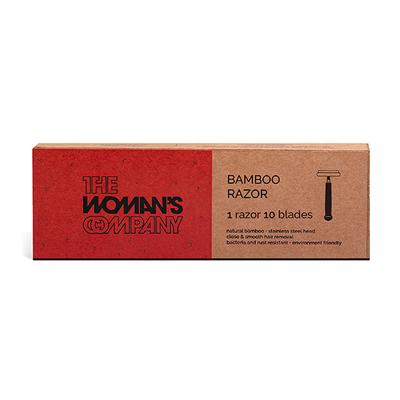 The Woman's Company Bamboo Razor - 1 Razor 10 Blades - Shaving & Hair Removal
