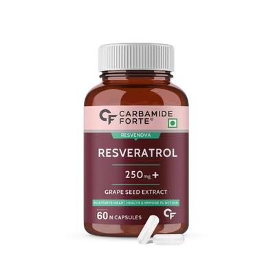 CF Resvenova Resveratrol 250 mg + Grape Seed Extract Capsule 60's - Workout Essentials