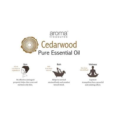 Aroma Treasures Pure Essential Oil - Cedar Wood 10 ml - Essential Oils