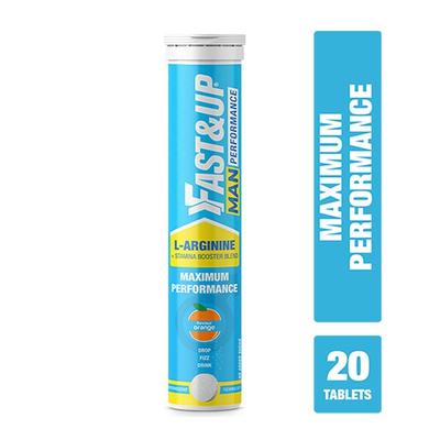 Fast&Up Man Performance Effervescent Tablet - Orange Flavour 20's - Sexual Care