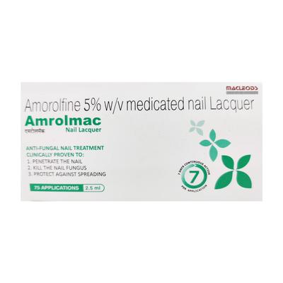 AMROLMAC Nail Lacquer 2.5ml - Fungal Infections-Taa