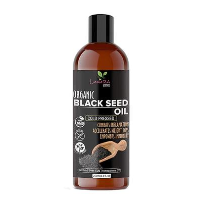 Luxura Sciences Organic Black Seed Cold Pressed Oil 250 ml - Hair Oils