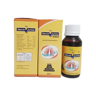 Venvir Junior Ayurvedic Cough Syrup 60 ml - Cough & Cold (Ayush)