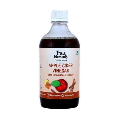 True Elements Apple Cider Vinegar with Cinnamon and Honey 500 ml - Apple Cider Vinegars